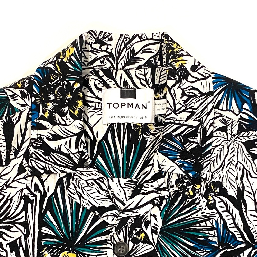 Topman Small Short Sleeve Tropical Shirt